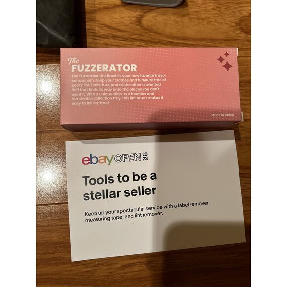 eBay Open 2023. Swag Seller Tools 9"x11" Bag Label & Lint Remover, Measure Tape - Picture 8 of 8